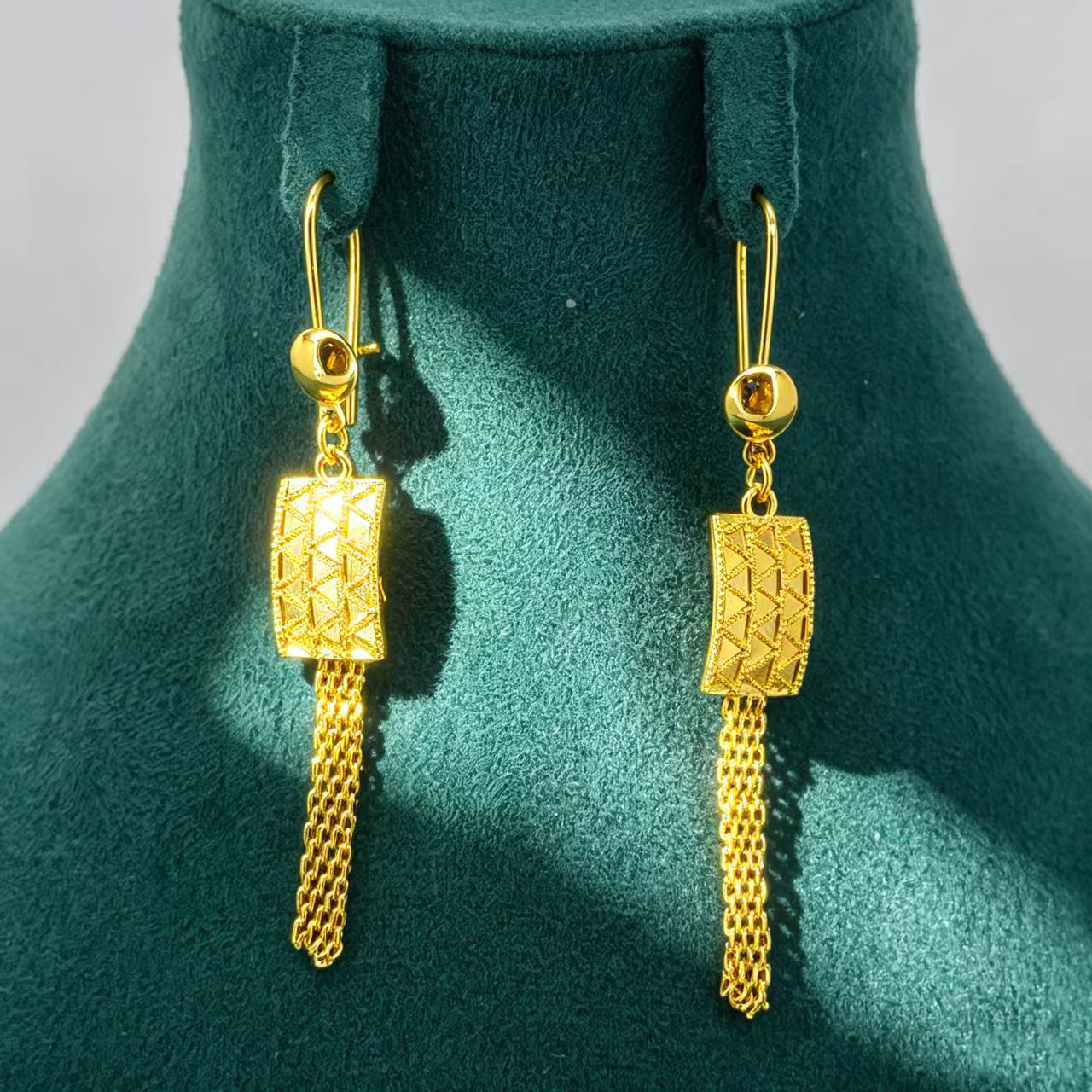 24k Color Copper Gold-plated Earrings-12