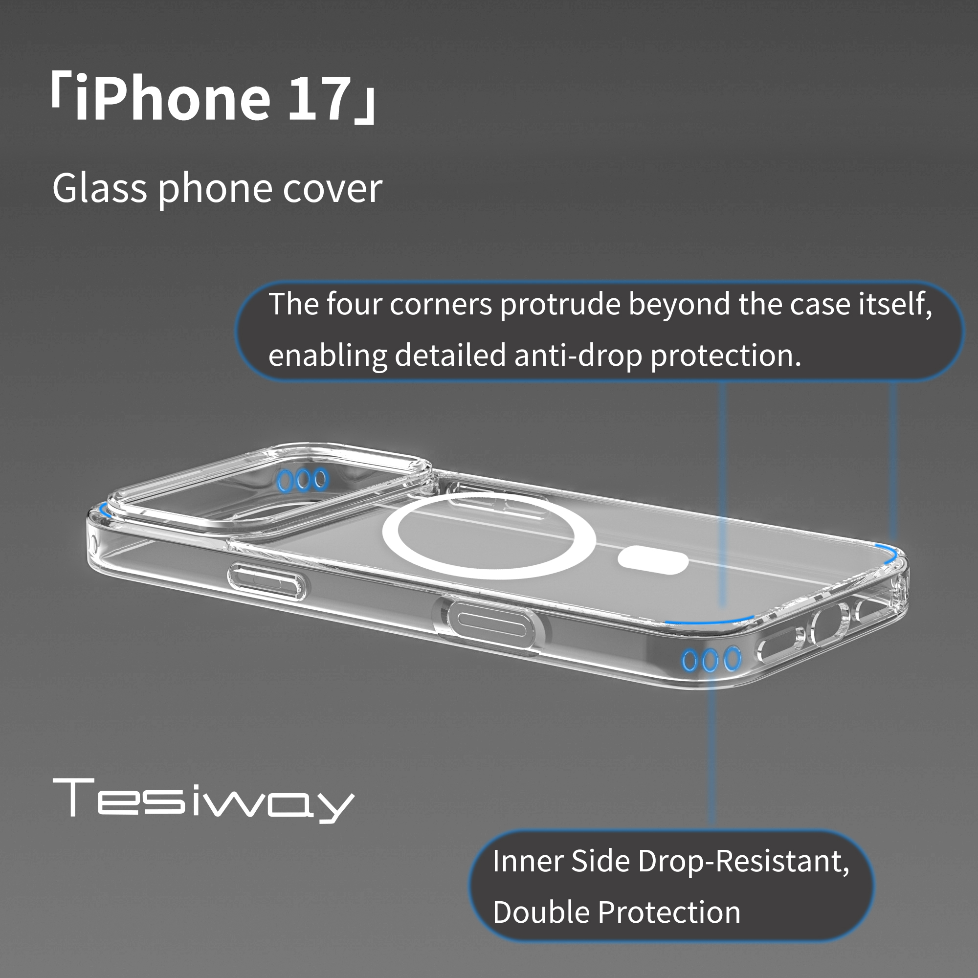 Tesiway Magnetic iPhone Case