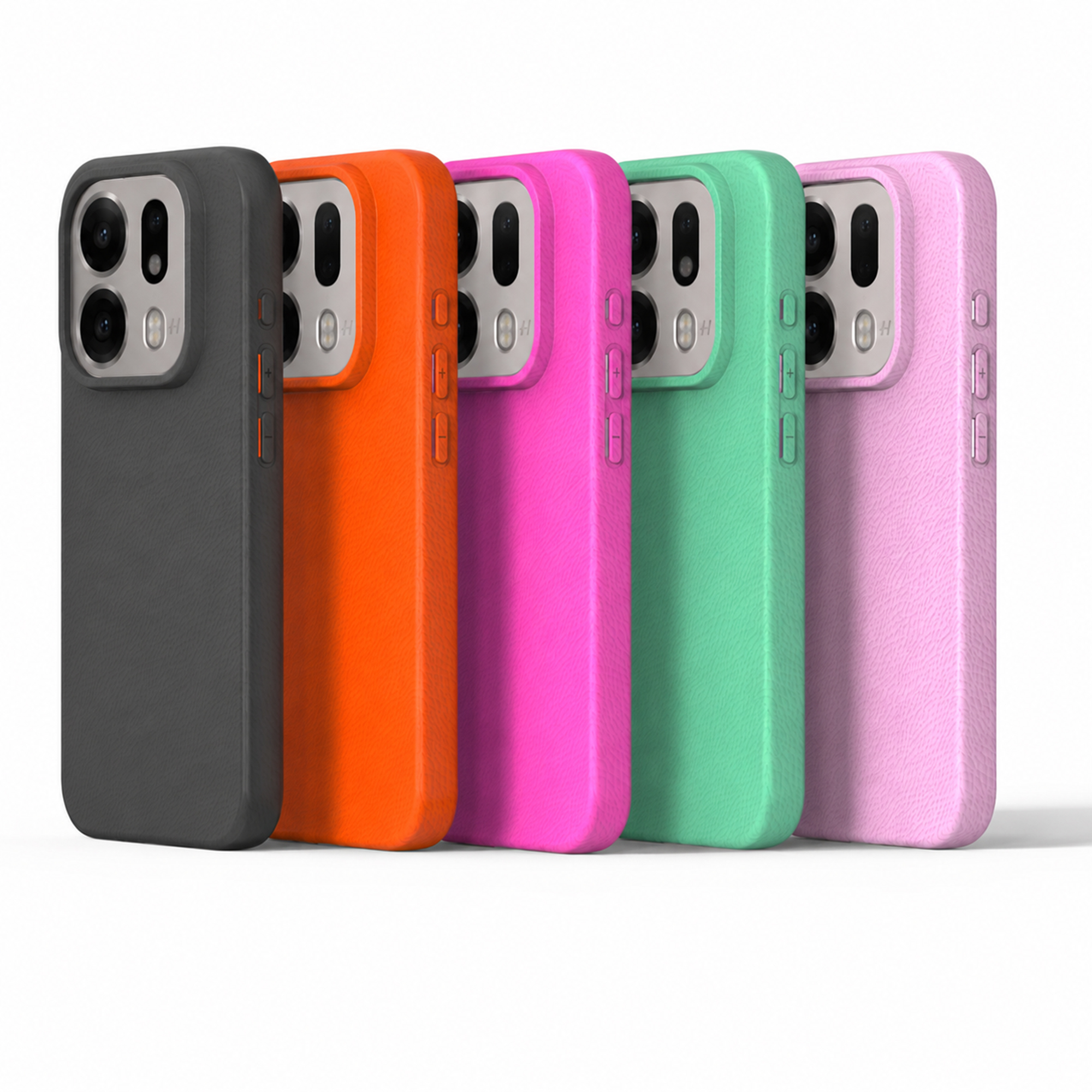 leather-texture phone case for oppo