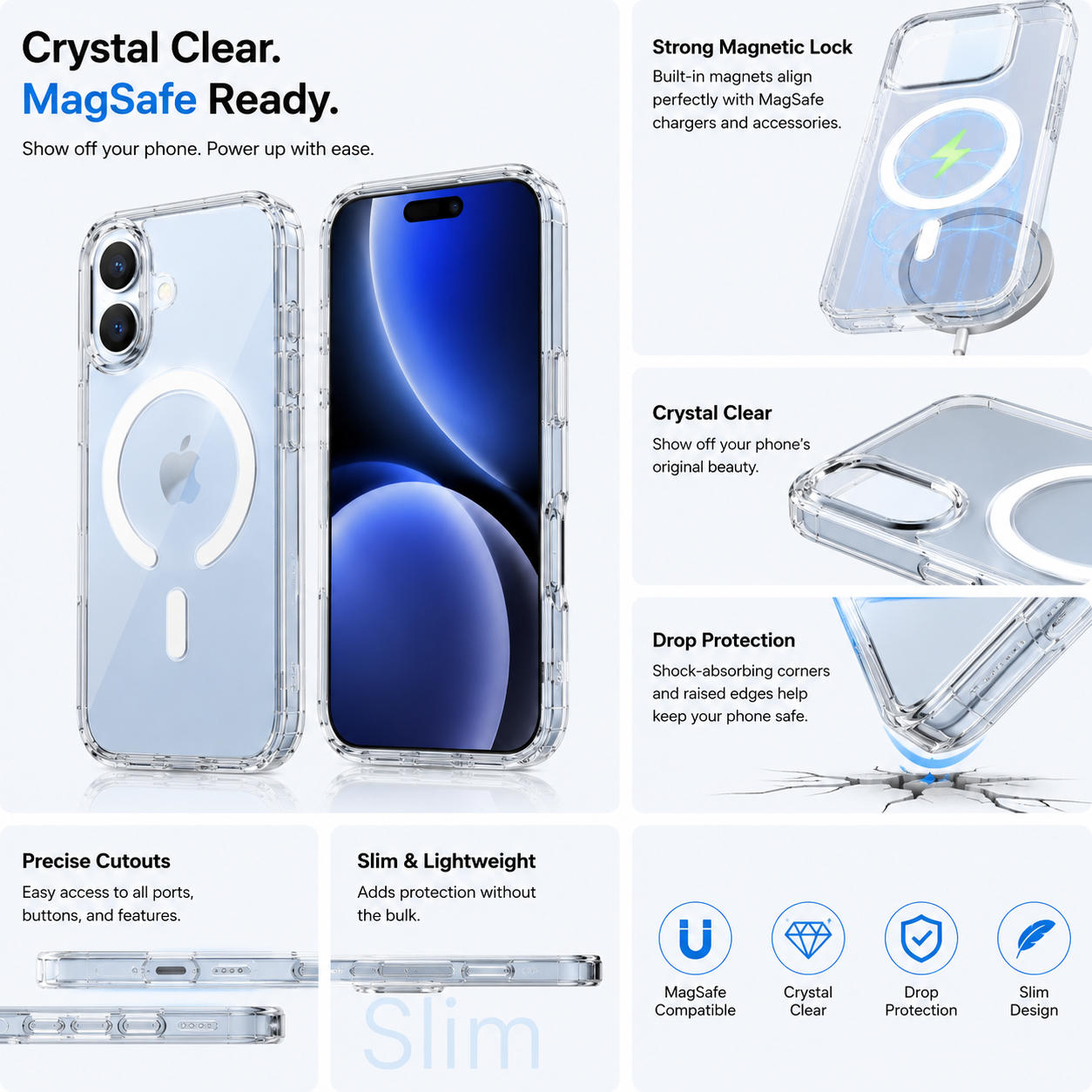 Tesiway Magnetic iPhone Case