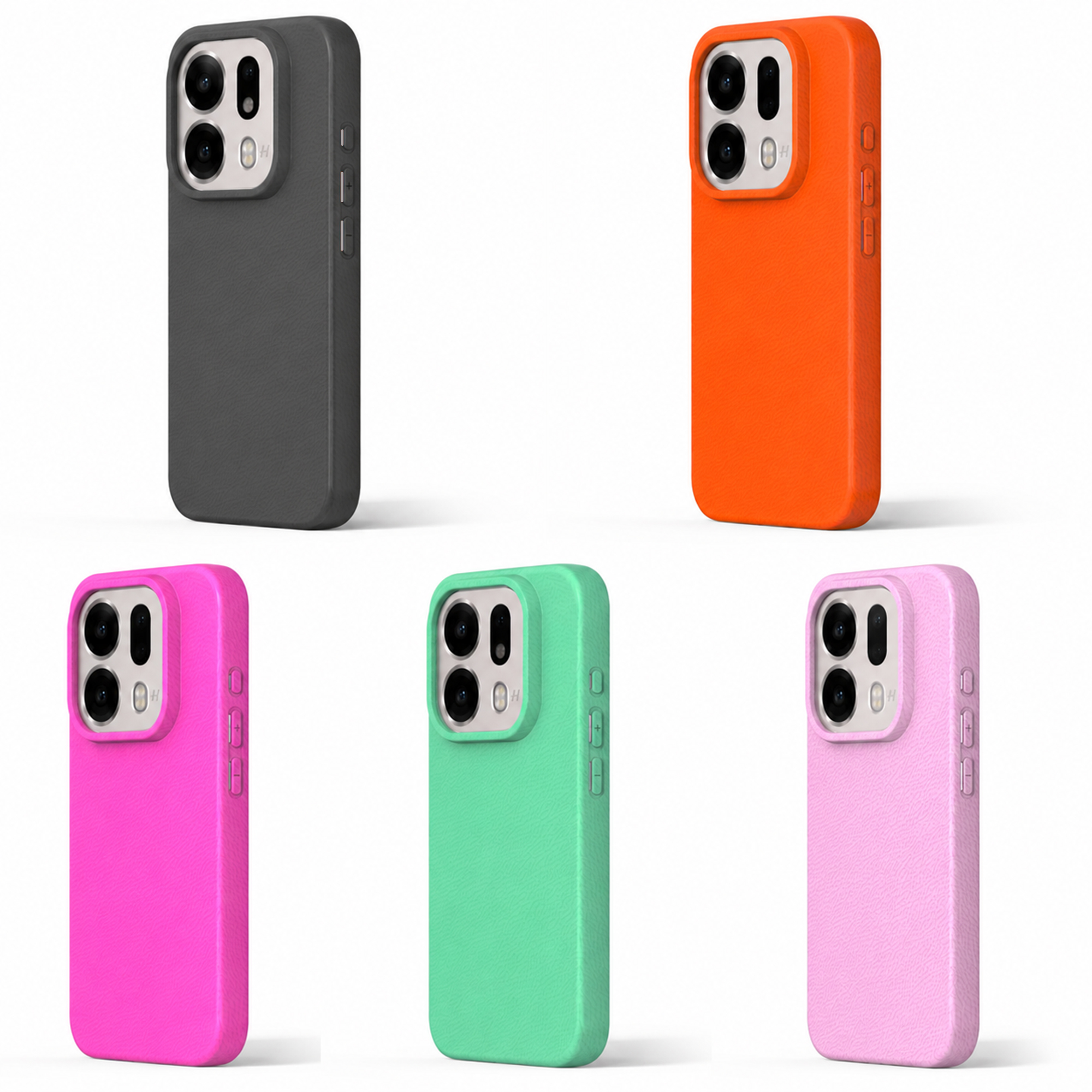 leather-texture phone case for oppo
