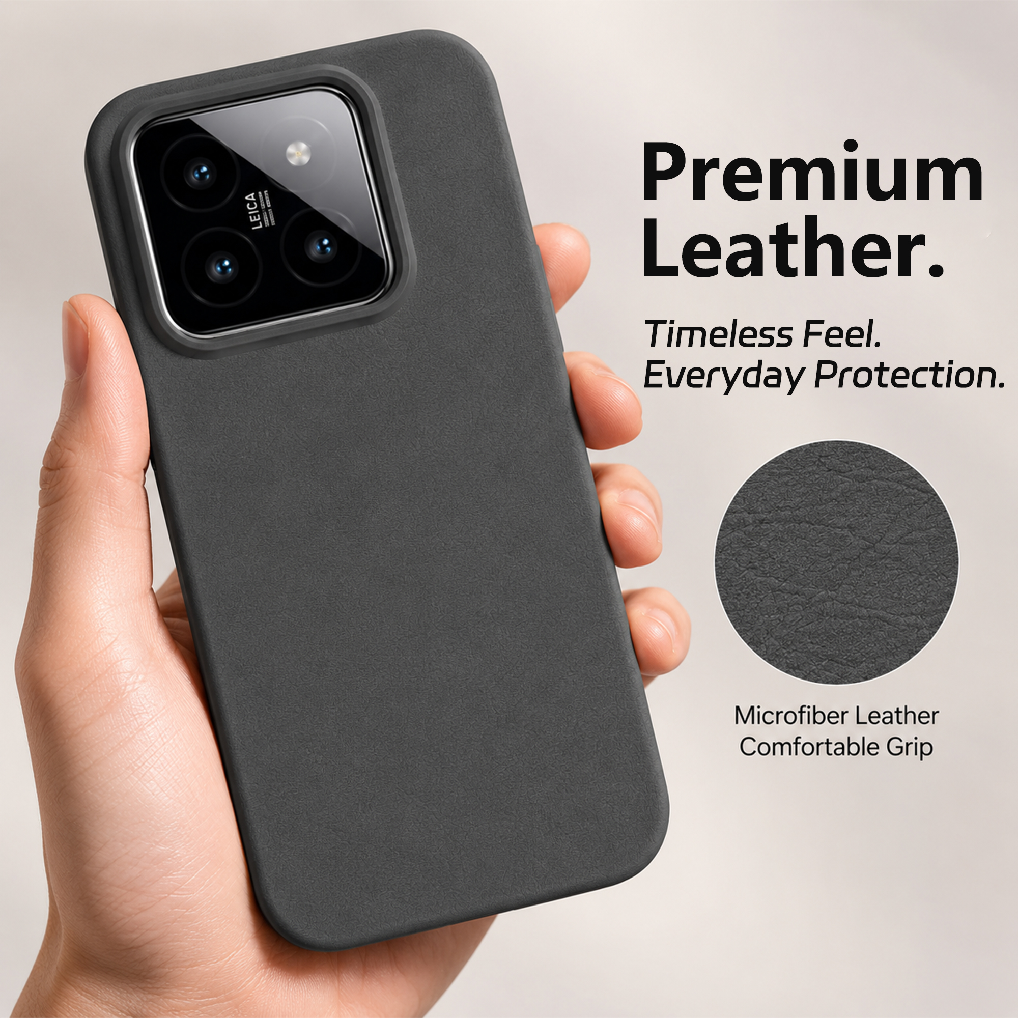 leather-texture phone case for REDMI