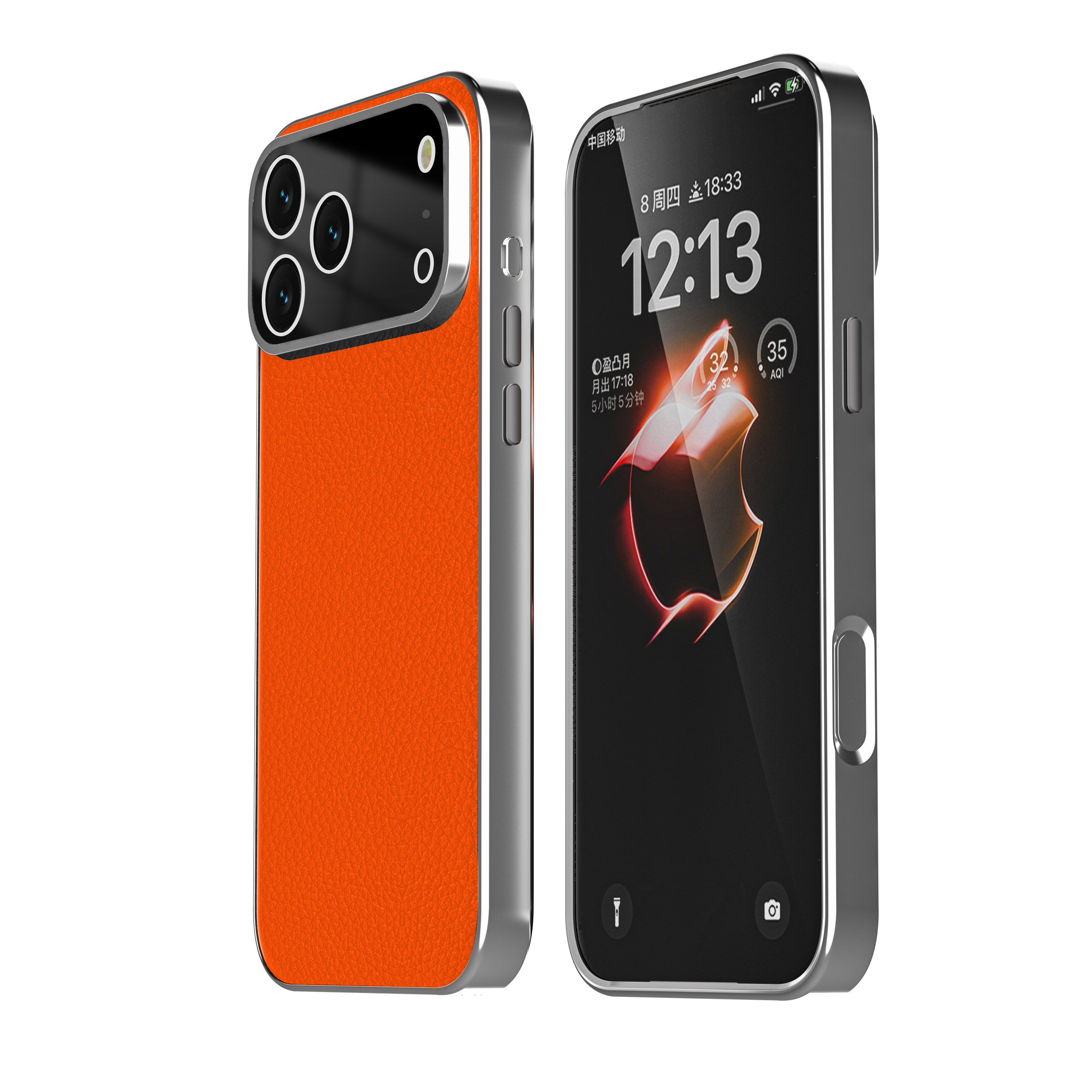 Tesiway Litchi Grain Leather Magnetic Phone Case