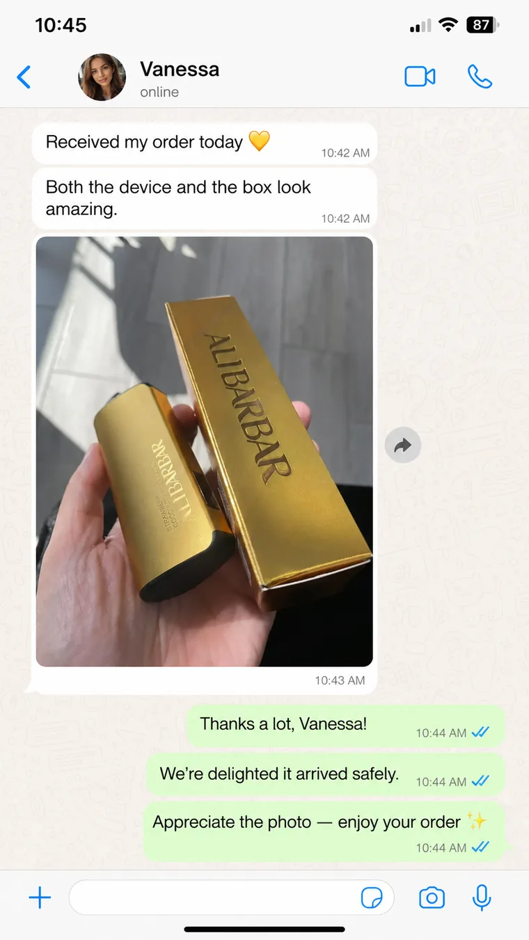 Customer message screenshot 4