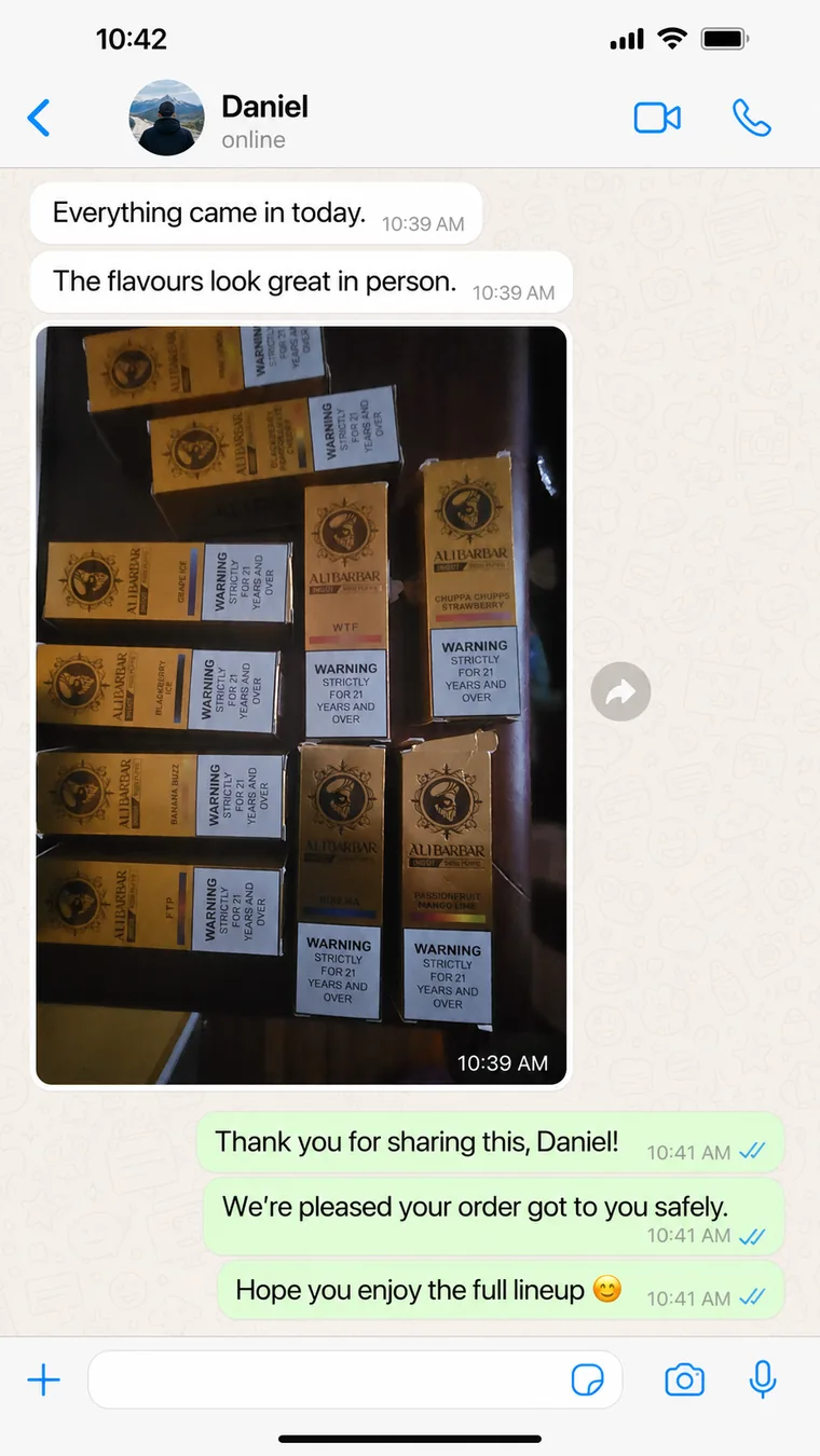 Customer message screenshot 3