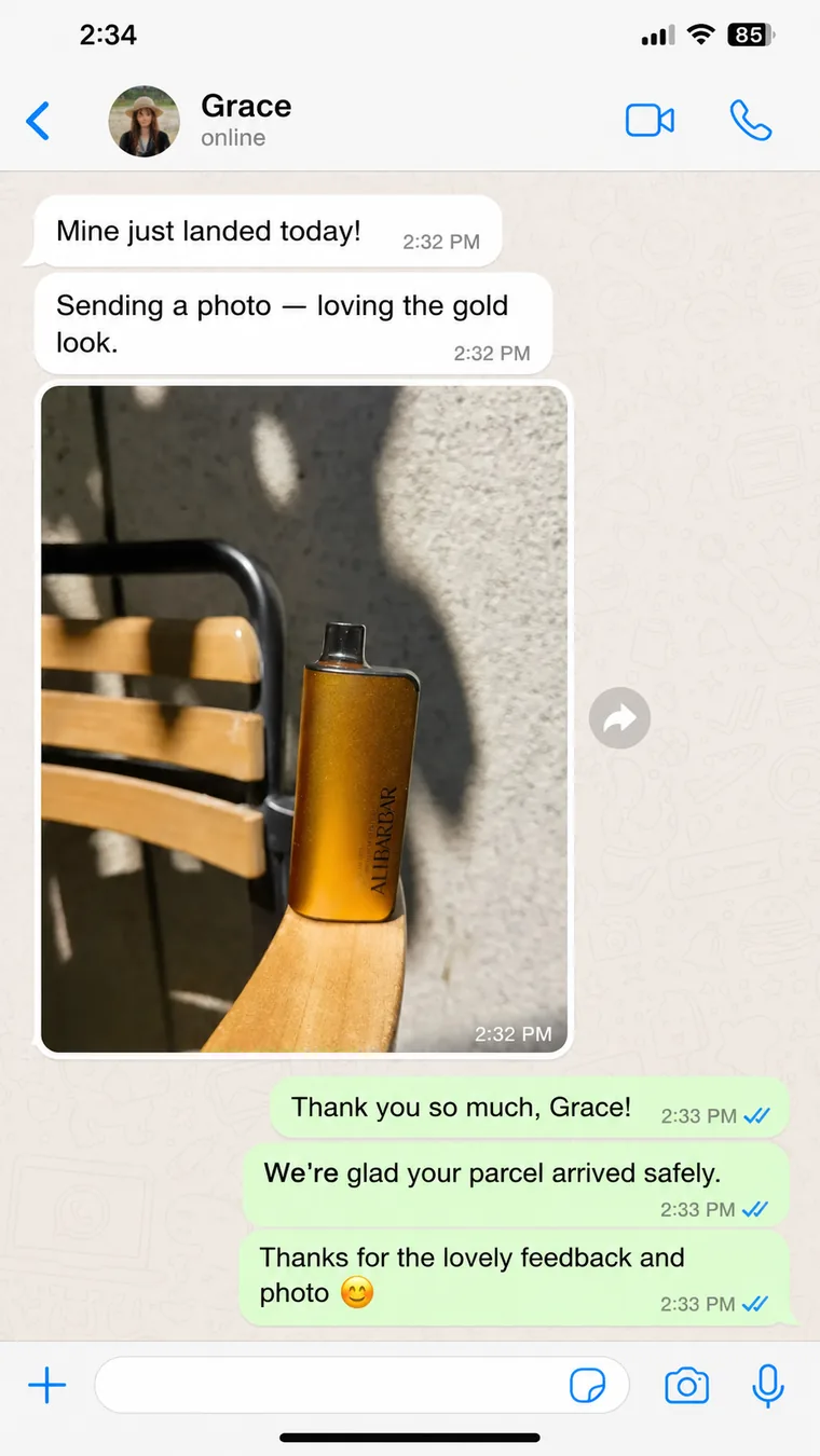 Customer message screenshot 10