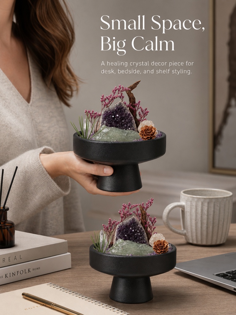 Amethyst Crystal Garden  Black Edition