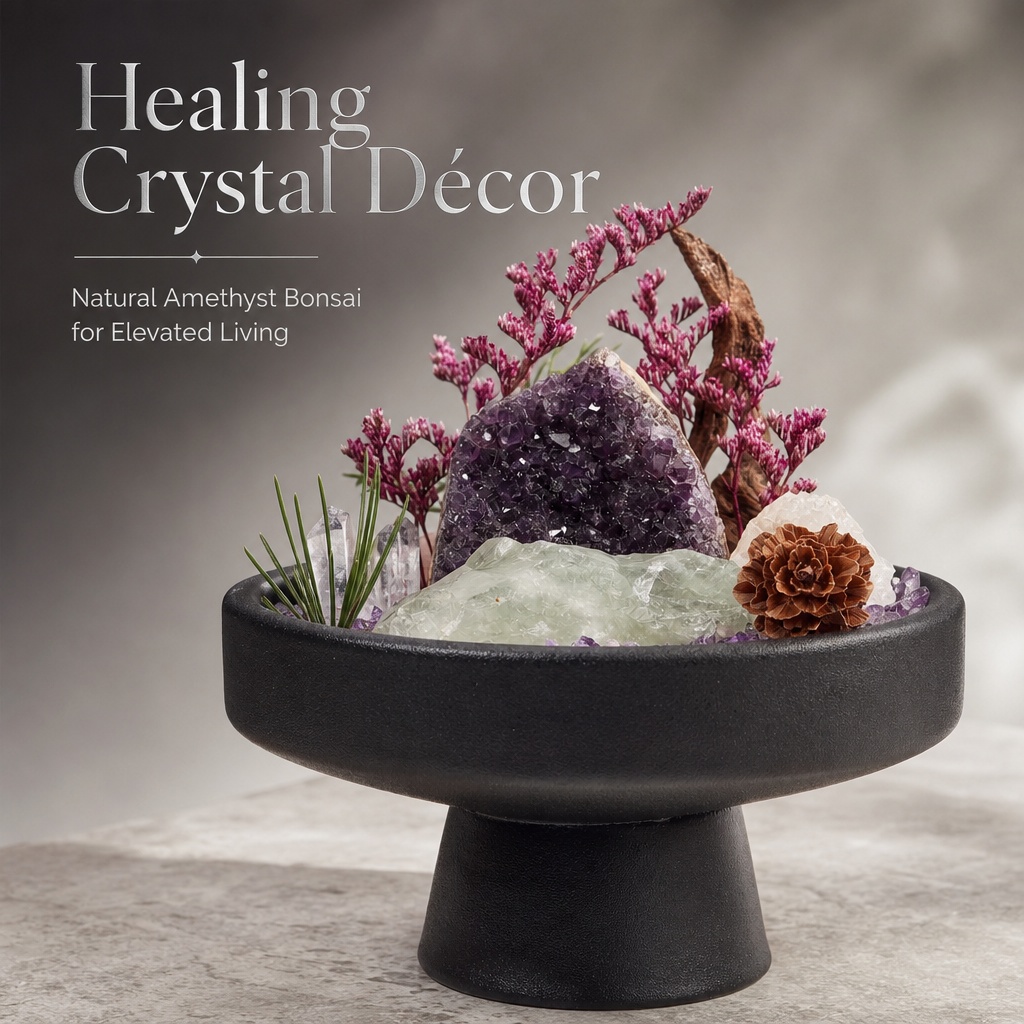 Amethyst Crystal Garden  Black Edition