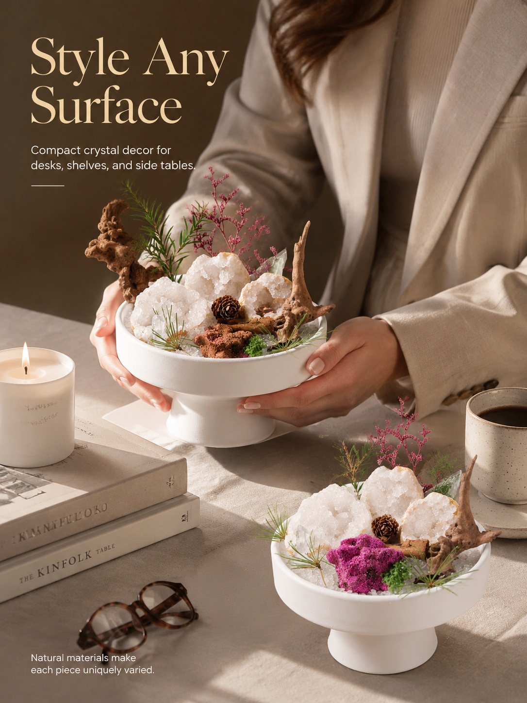 Natural Crystal Garden  Earth Edition