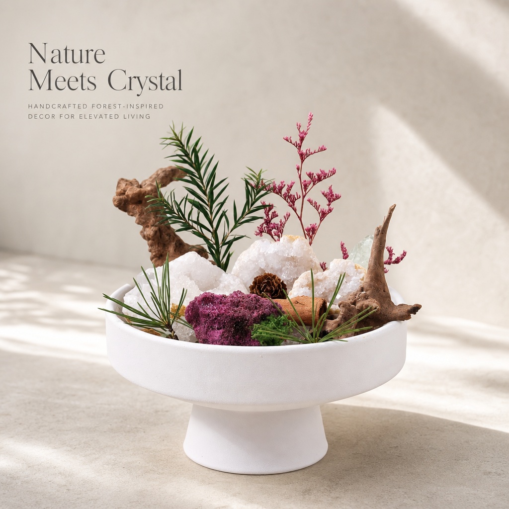 Natural Crystal Garden  Earth Edition