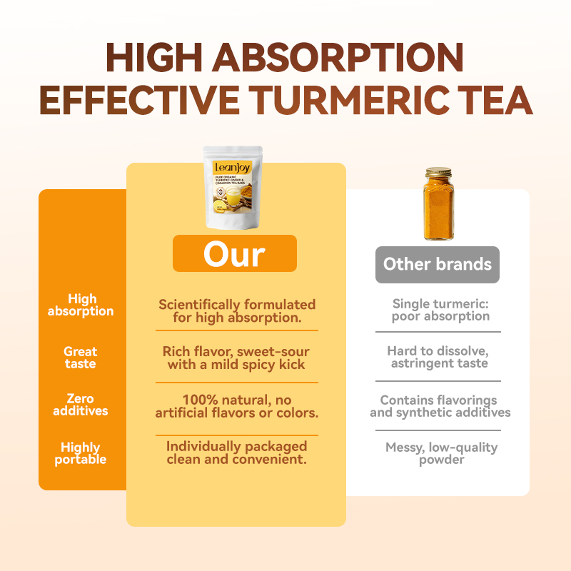 LeanJoy® Turmeric Ginger Cinnamon Tea