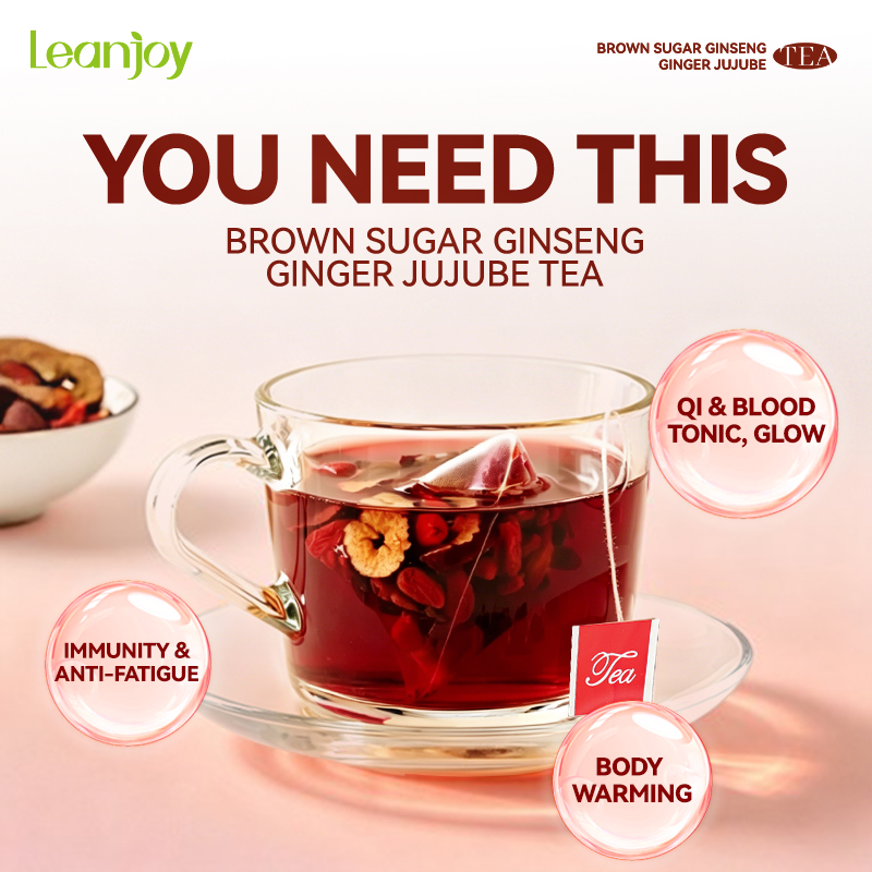 LeanJoy® Ginseng Ginger Date Tea