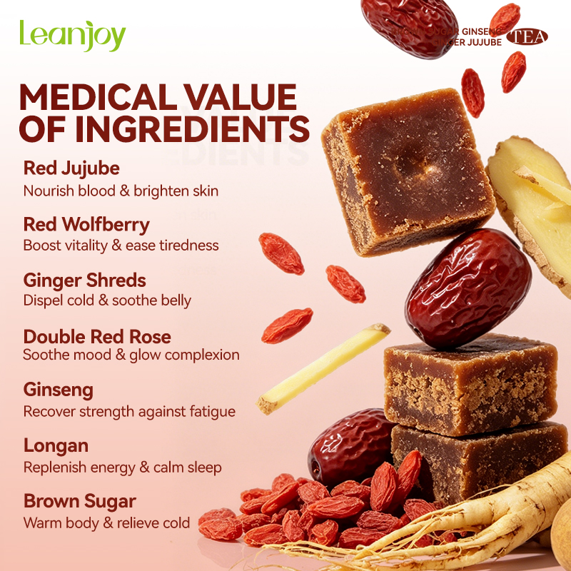LeanJoy® Ginseng Ginger Date Tea