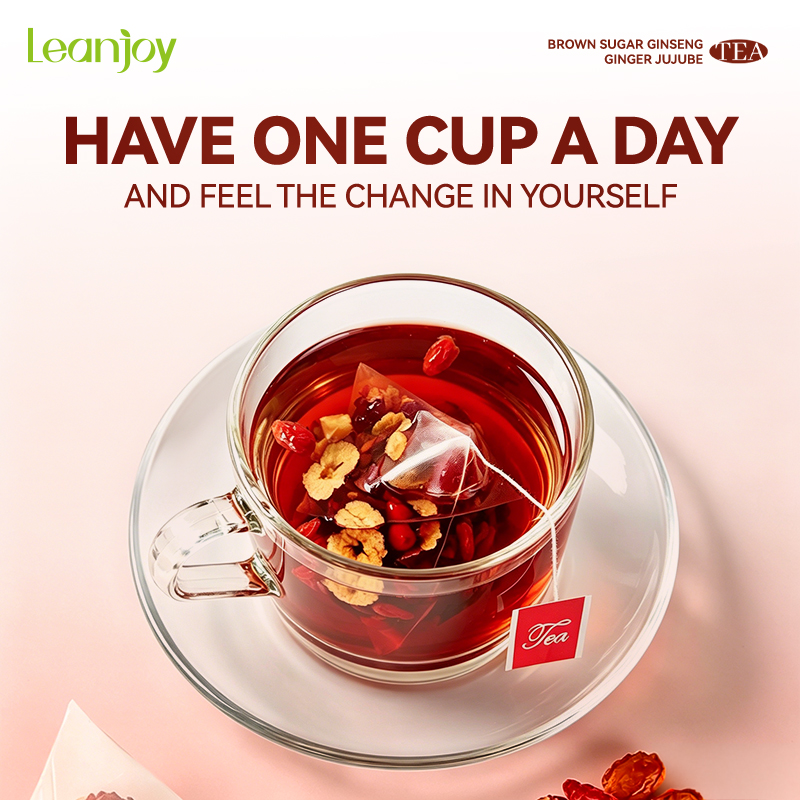 LeanJoy® Ginseng Ginger Date Tea