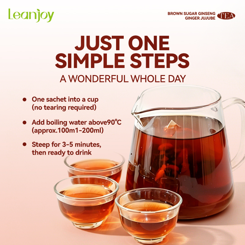 LeanJoy® Ginseng Ginger Date Tea
