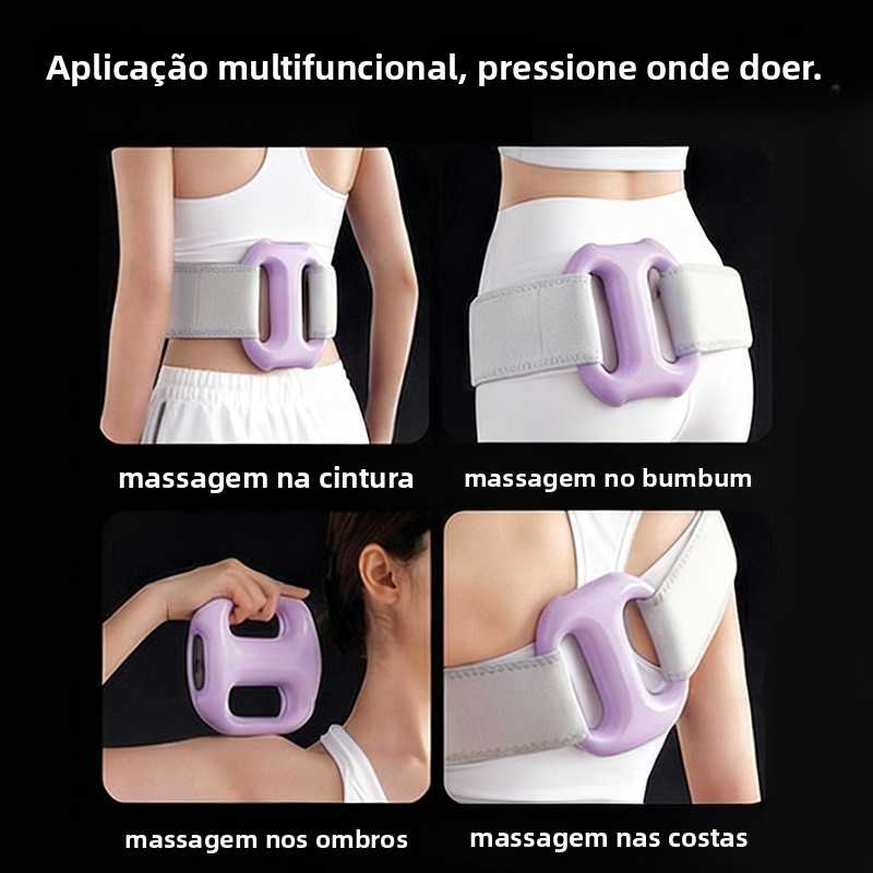 Máquina de Redução de Gordura Fascia Ring - O Dispositivo Mágico de Relaxamento Muscular e Redução de Gordura - Instrumento de Redução de Gordura e Massagem Abdominal - Cinto de Cintura - Para Homens e Mulheres - Redução de Gordura por Vibração