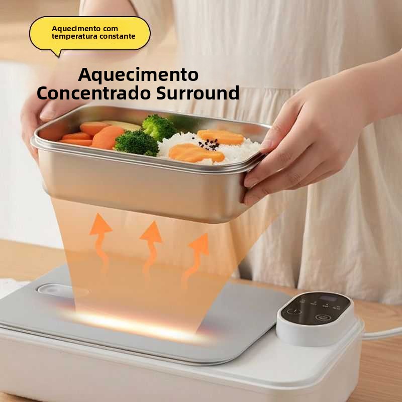 🍱 Comida quente em qualquer lugar! A marmita térmica que facilita o seu dia