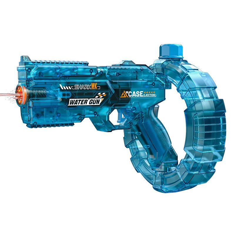 🔫 Arma de água futurista de alta pressão👨‍👩‍👧 Brinquedo ideal para batalhas de água em família🔥 Oferta limitada｜brinquedo de verão recarregável