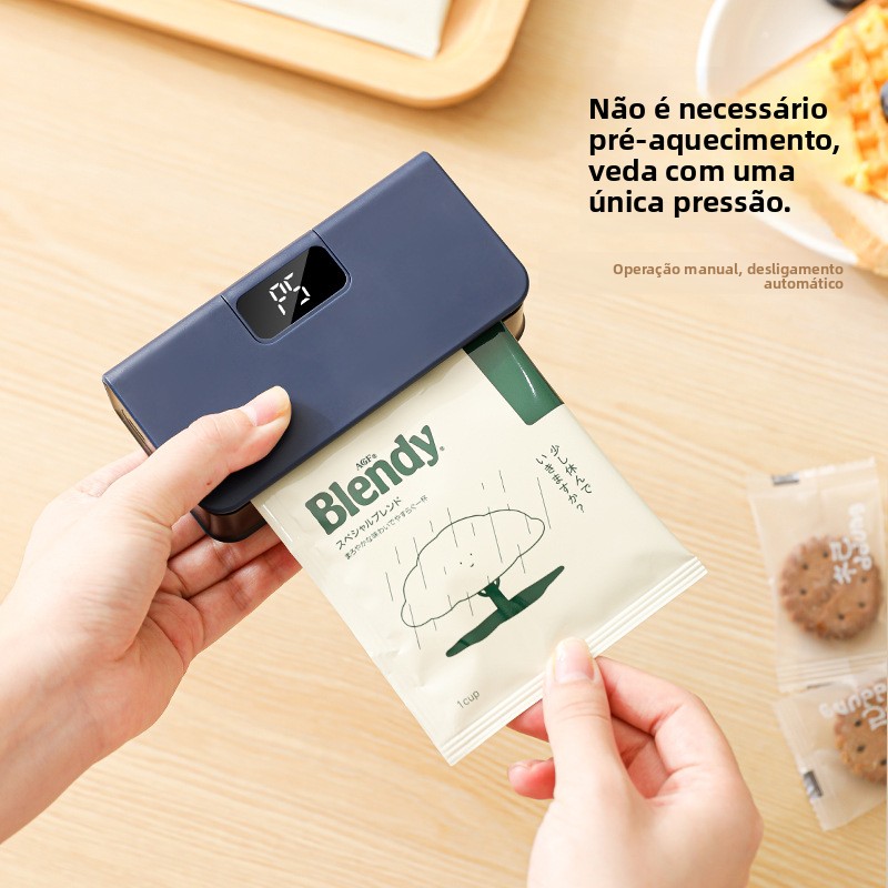 🥩 Mantenha seus alimentos frescos por mais tempo! Seladora a vácuo inteligente 🍪