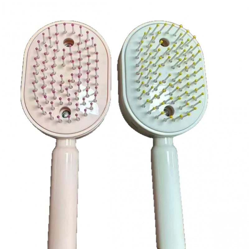 😌 Problemas de couro cabeludo sensível ou queda de cabelo?  🪮 Esta escova massageadora com ar relaxa o couro cabeludo, uso seco e molhado, desembaraça sem puxar. Ideal para cuidados diários, mais conforto e praticidade no dia a dia.