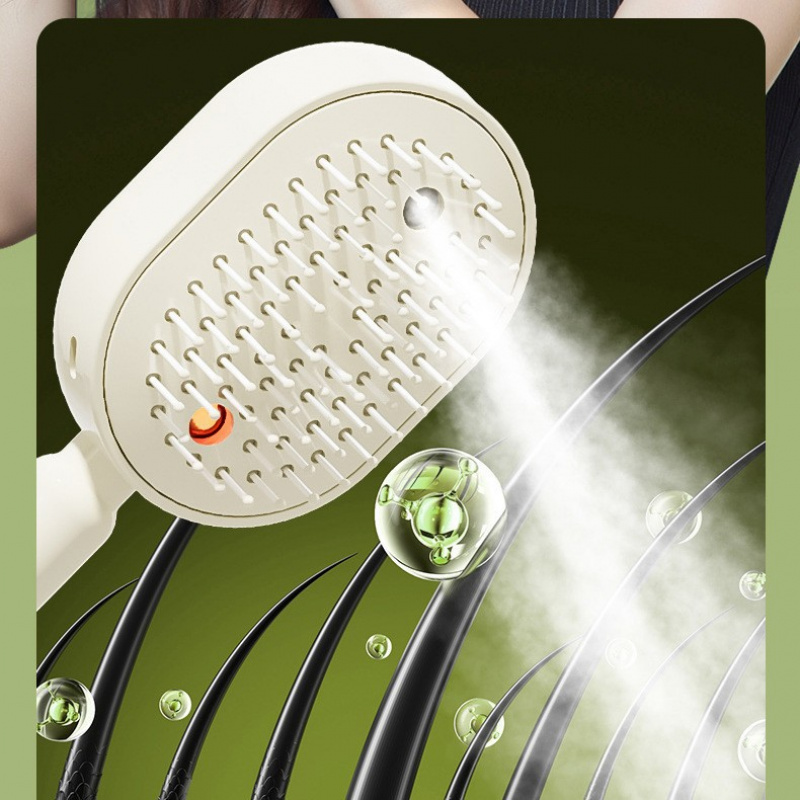 😌 Problemas de couro cabeludo sensível ou queda de cabelo?  🪮 Esta escova massageadora com ar relaxa o couro cabeludo, uso seco e molhado, desembaraça sem puxar. Ideal para cuidados diários, mais conforto e praticidade no dia a dia.