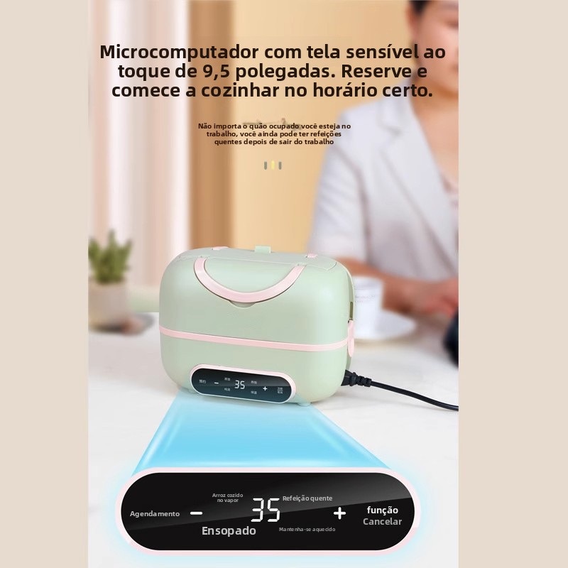 🍱 Comida quente todos os dias! A marmita elétrica inteligente que facilita a sua rotina