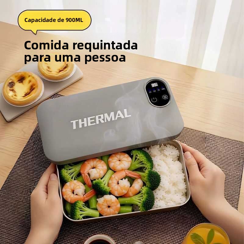🍱 Comida quente em qualquer lugar! A marmita térmica que facilita o seu dia