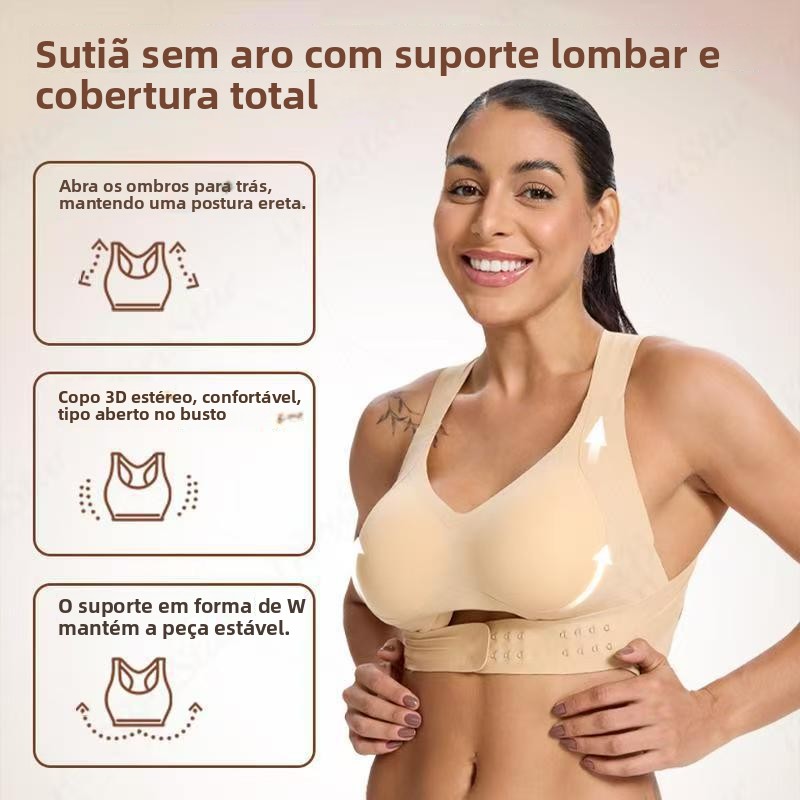 🏃‍♀️ Conforto e suporte em cada movimento!| Sutiã esportivo
