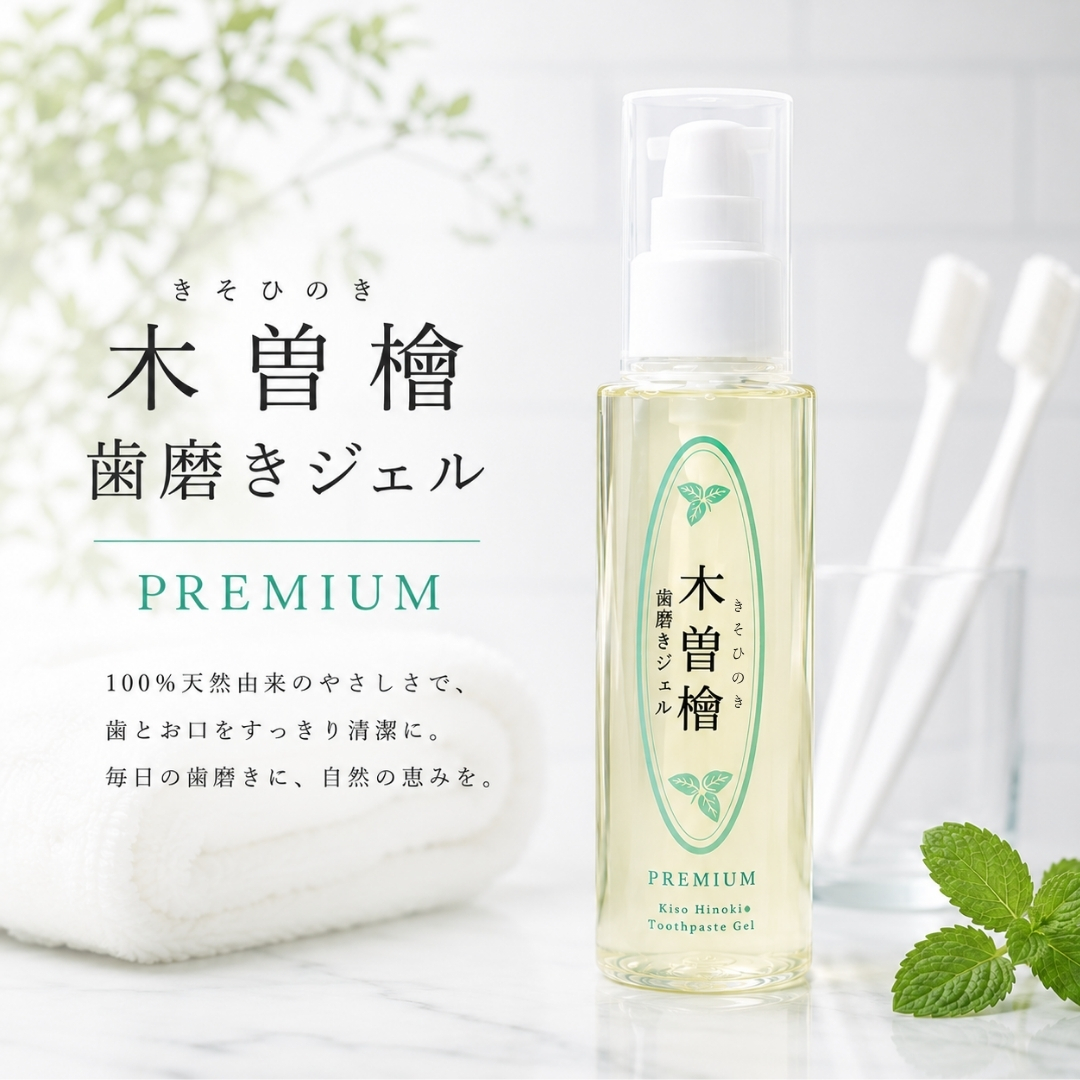 木曽檜歯磨きジェルPREMIUM 80g
