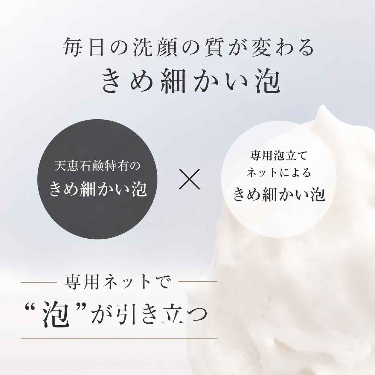 天恵石鹸泡立てネット