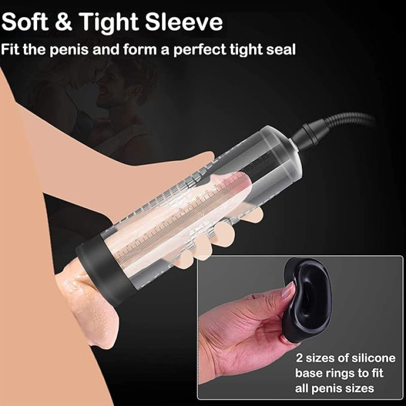 Vip20 Penis enlargement massage kit, male vacuum pump for erectile dysfunction