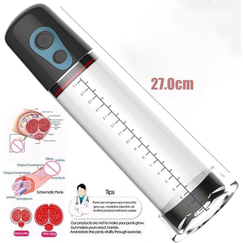 VIP21 Male masturbator, extender, 3 in 1 male vibrator, electric vacuum pump mode, male masturbator, sex toys for strong men