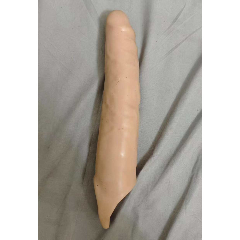 Vip25 10.8in 27cm Penis condom extension sleeve silicone realistic condom male sex toys couple