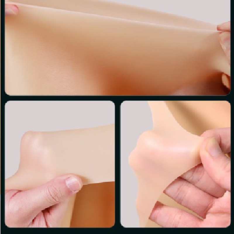 VIP30 Wearable male-like soft flesh silicone female drag queen outer underwear as a sexual product