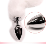 VIP11 SM sex bondage S M L anal plug sex BDSM bondage set hair metal anal plug toys adult couple bed fun game bondage toys