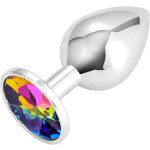 VIP12 Metal butt plugs, rainbow crystal butt plugs, three sizes, pure pleasure for women, couples and men, anal toy sets