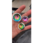VIP12 Metal butt plugs, rainbow crystal butt plugs, three sizes, pure pleasure for women, couples and men, anal toy sets
