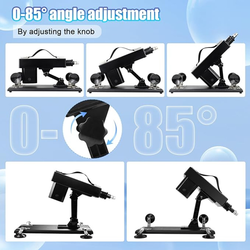 VIP53Fully automatic sex machine with 3 dildos, adjustable adult sex toys love machine for vaginal anal massage masturbation