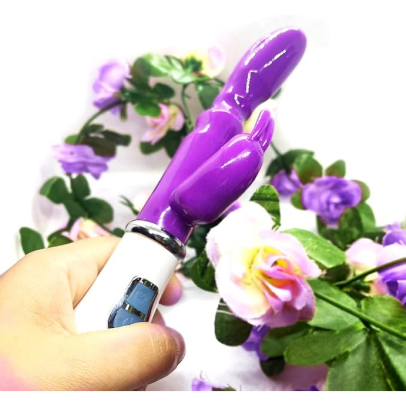 VIP07 Vibrator Rabbit Dildo Vibrator Sex Toys for Women Dual Vibration Silicagel Waterproof Vagina Clitoris G Spot Vibrators
