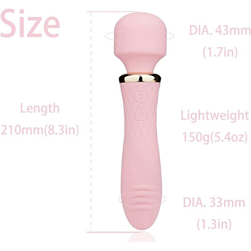 VIP09 Handheld waterproof silent portable full body massager, wireless vibrator, female vibrator, G-spot vibrator