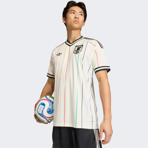 サッカー日本代表ワールドカップアウェイユニフォームセット - 半袖ジャージ＋無料ショーツ