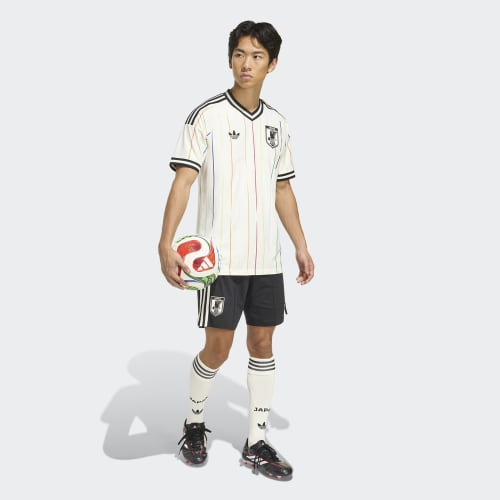サッカー日本代表ワールドカップアウェイユニフォームセット - 半袖ジャージ＋無料ショーツ