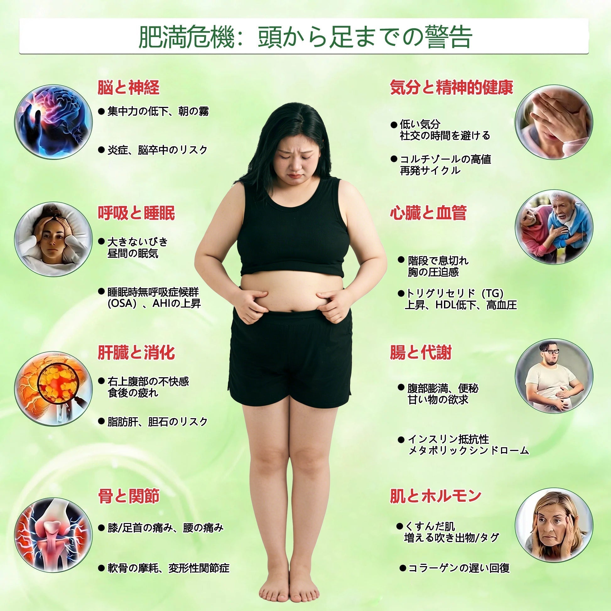 🛒BOMSTF®＆NAD+ 8-in-1 ナノ強化フォーミュラ【アップグレード版】内臓脂肪 / 肥満 / 糖尿病 / 睡眠時無呼吸 / 関節ケア / 肌のたるみ 集中サポート- 🎁