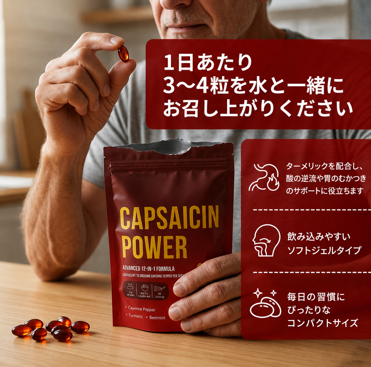 Aurivita Capsaicin Power - Cayenne Pepper Softgels