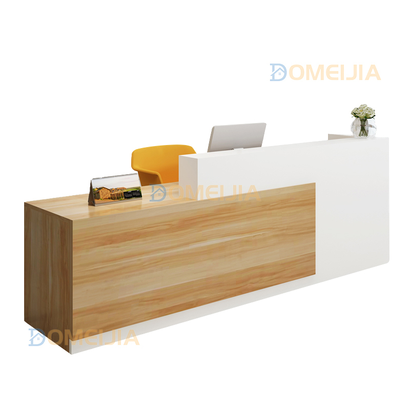 Modern Front Desk Reception Bar Counter Office Store Lobby Reception Table Penyambut Tetamu