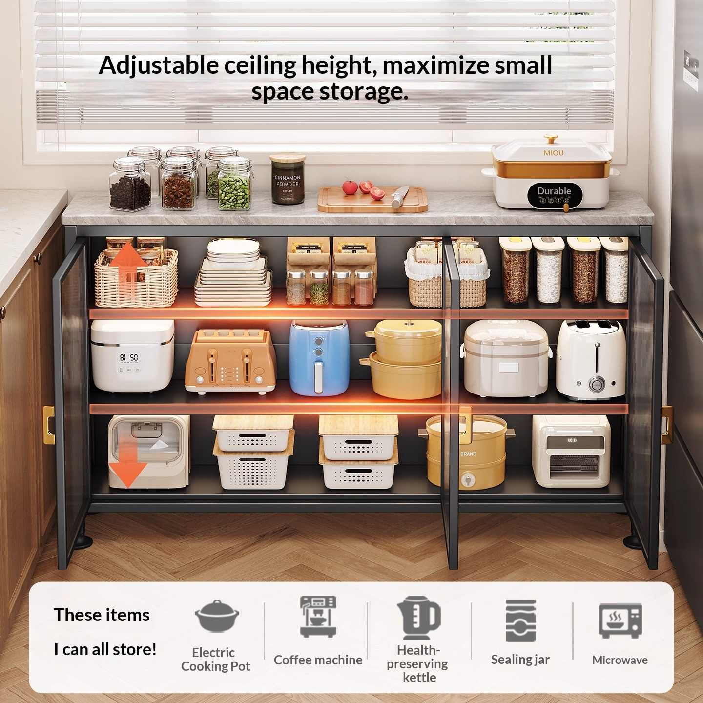 AVANRA Narrow Kitchen Storage Rack