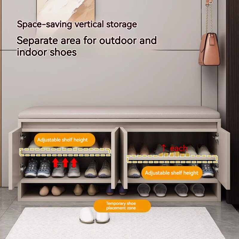 AVANRA Shoe Cabinet Bench with Cushion