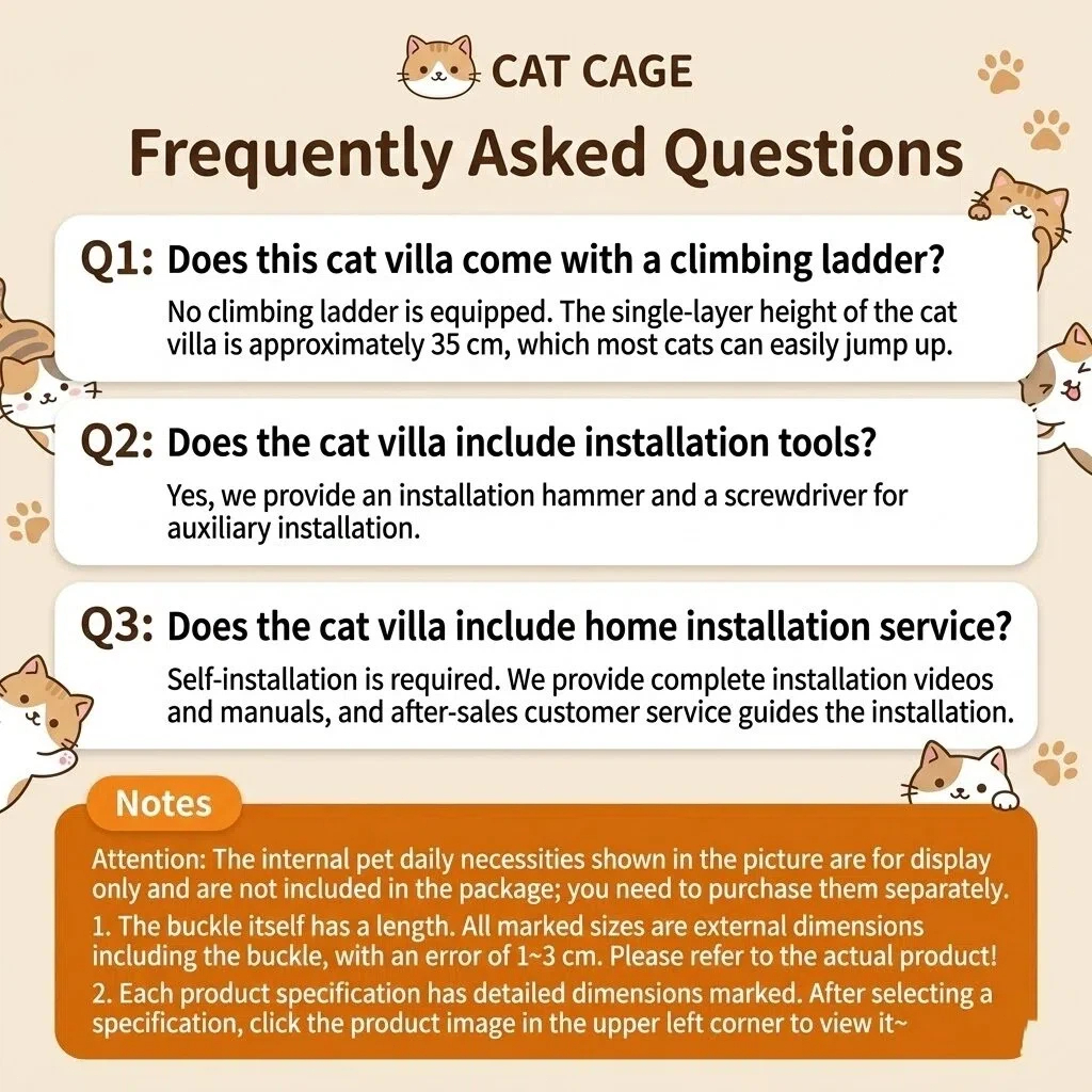 AVANRA Large Cat Villa with Litter Box