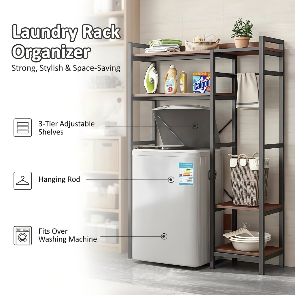 AVANRA 4-Tier Washing Machine Rack