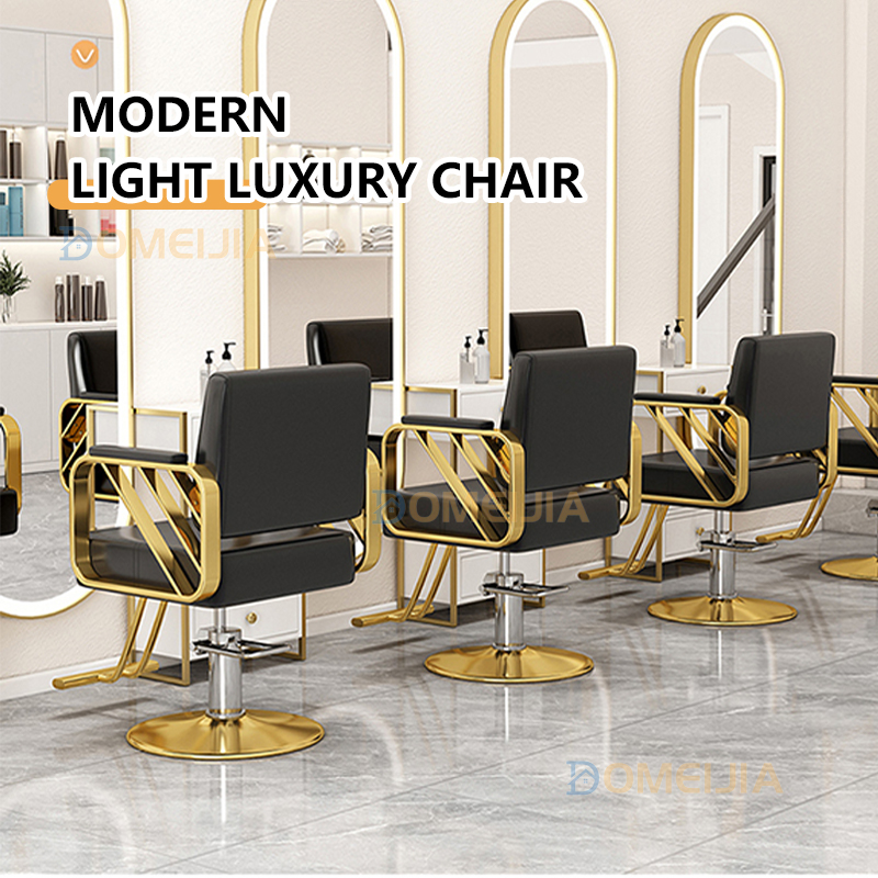 Kerusi Barber Chair Salon Arm Chair Hair Shop Stool Lift Beauty Backrest Chair Gunting Rambut 